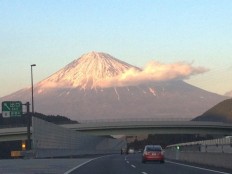 清水からの富士山